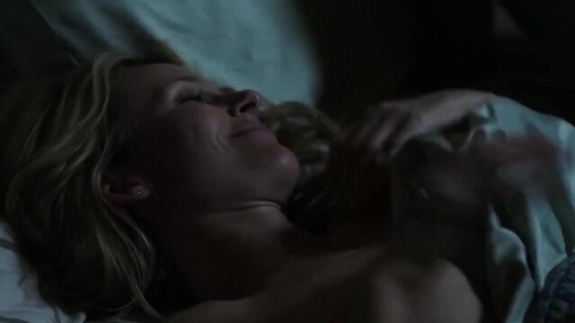 Blonde MILF in ecstasy on bed, Banshee compilation HD closeup