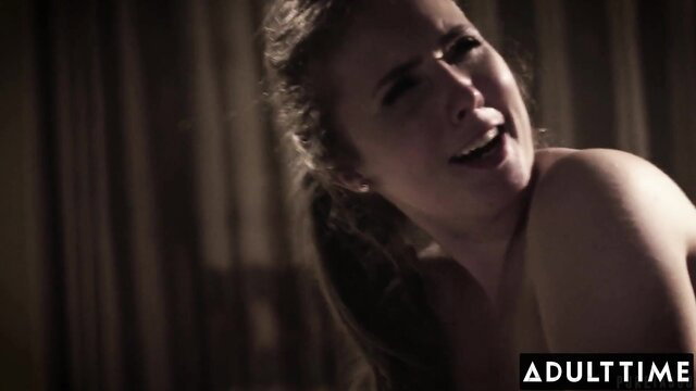 Lena Paul moans in ecstasy, big tits bare in steamy Adult Time scene