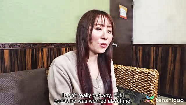 Ryo Ayase puzzled expression in first JAV creampie scene