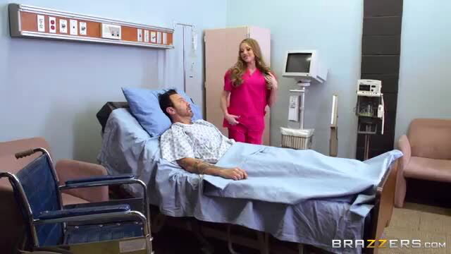 Shawna Lenee as petite nurse in hospital with patient, Doctor Adventures