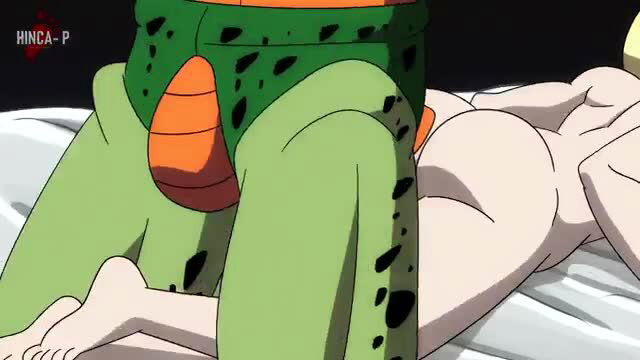 Perfect Cell fucks nude woman doggystyle in Hinca-P hentai ep6