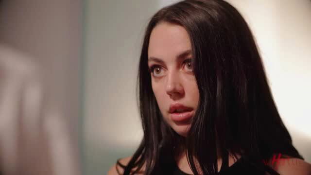 Whitney Wright close-up emotional scene from Pink Triangle adult video