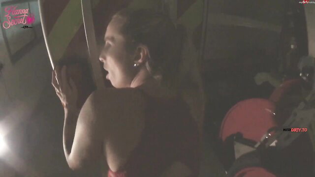 HannaSecret holds big cock POV in wild DieFEUERWEHR scene