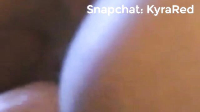Gorgeous Indian babe KyraRed closeup ass for rimjob