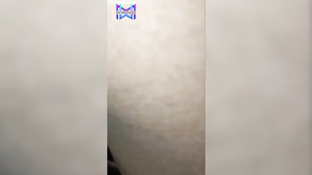 Blurry amateur Indonesian couple fucking while chatting