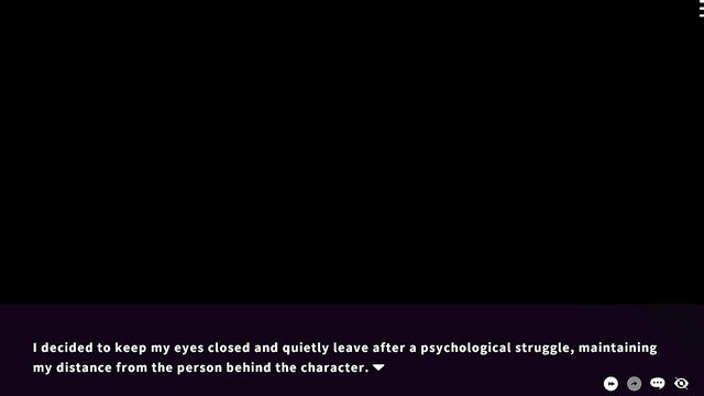 V-LOVER Inoue Route close eyes psychological struggle scene