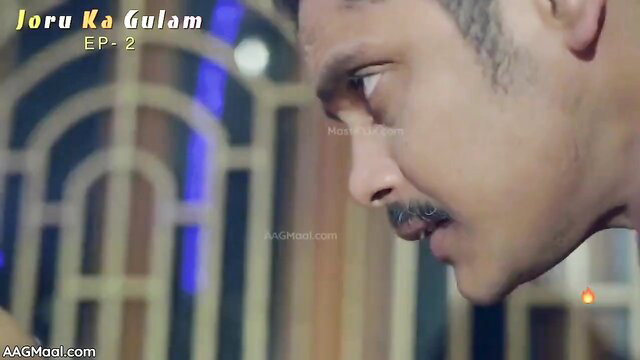 Joru Ka Gulam EP 2: Handsome Indian man intense gaze in hot 3some orgy