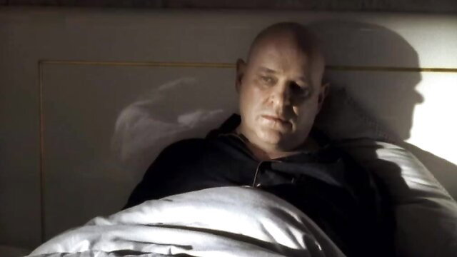 Catrin Striebeck in bed, topless, seductive gaze - Unter Verdacht (2004)