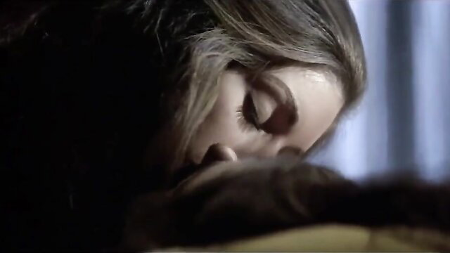 Cynthia Myers kisses Erica Gavin in lesbian scene from Beyond the Valley of the Dolls