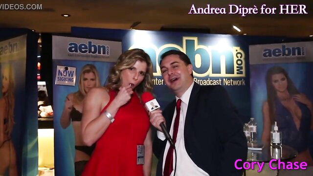 Cory Chase interviews with Andrea Dipre at AEBn booth