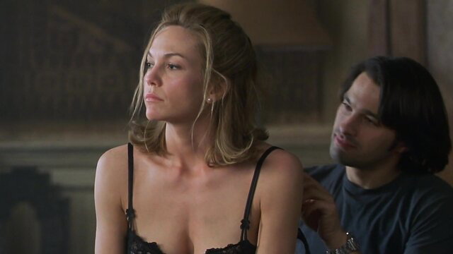 Diane Lane in black lace lingerie, hot Unfaithful 2002 sex scene