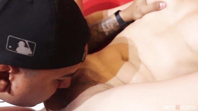Kathy Lee69 tattooed guy POV blowjob, compare BJ to pussy licking closeup