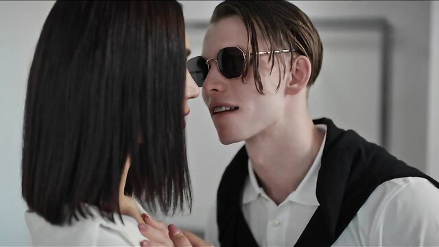 Hot teacher Jadilica creampied by student in time stop sex
