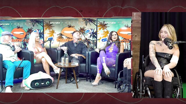 Dan Dangler Karmen Karma panel with wheelchair gal hot cast
