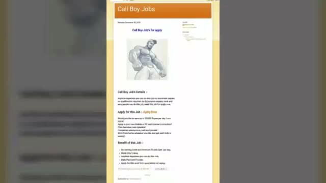 Call Boy Job Application muscular male model thumbnail