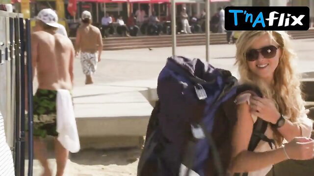Sasha Jackson hot blonde in skimpy bikini beach scene Blue Crush 2