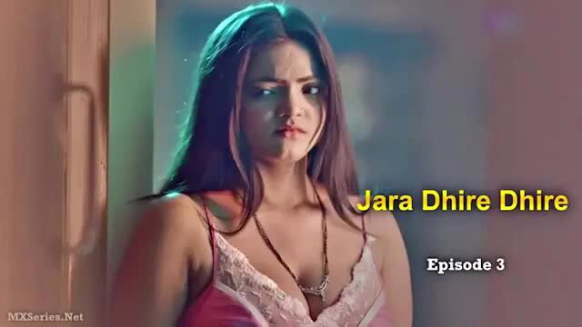 Hot Indian MILF in pink lingerie, sultry expression, Jara Dhite Dhite Ep 3
