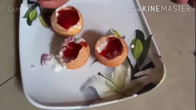 Mistress Neelam Punjabi feet crushing food in close-up